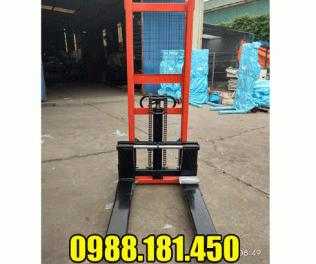 xe nâng tay cao 1 tấn 1.6m có phanh