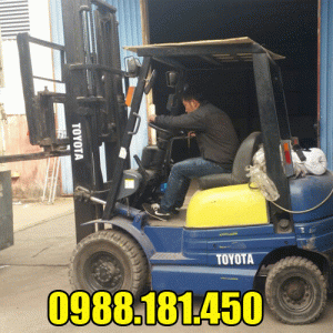 Xe nâng dầu cũ Toyota 2 tấn 3m