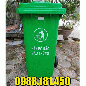 Thùng rác nhựa 120 lít