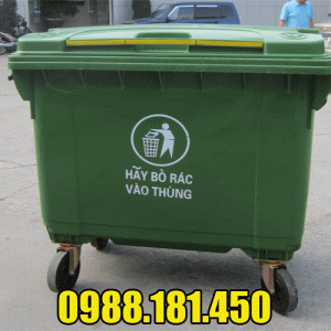 Xe gom rác 660 lít