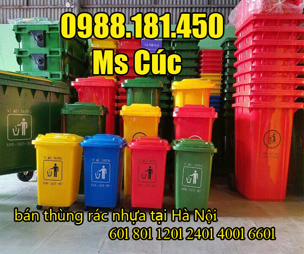 địa chỉ bán thùng rác nhựa tại hà nội