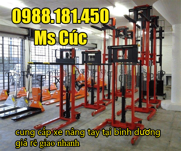 địa chỉ bán xe nâng tay tại bình dương giao nhanh