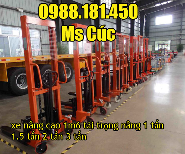 xe nâng cao 1m6 giá rẻ