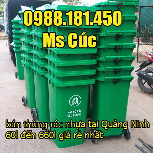 thùng rác nhựa tại quảng ninh giá rẻ