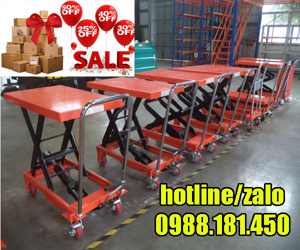 bàn nâng thủy lực tại Bắc Ninh giá rẻ