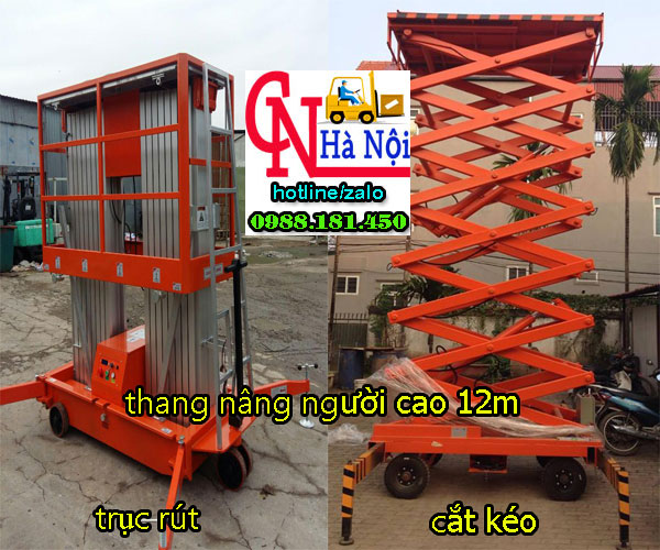 thang nâng người cao 12m giá rẻ nhất