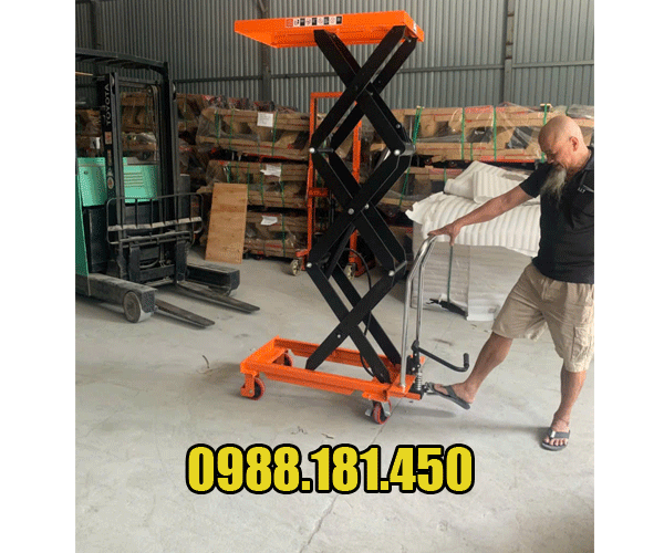 Bàn nâng thủy lực 500kg 2m mdel PTS500/2M maihui chính hãng